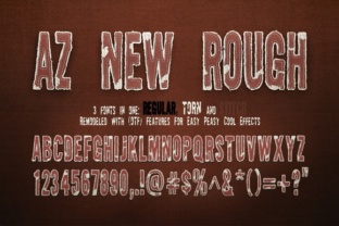 AZ New Rough: A Retro Typeface for Bold Campaigns