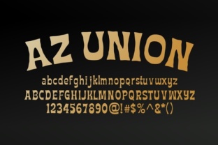 AZ Union: The Retro Sans Serif Font for Scroll-Stopping Ads