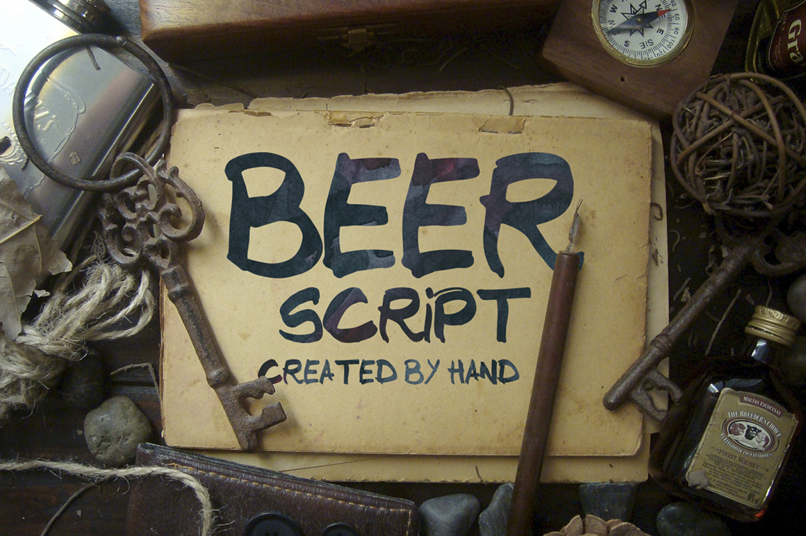 Beer: The Handwritten Script Font for Branding
