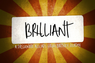 Brilliant: A Passionate All Caps Typeface for Editorial Impact