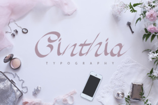 Cinthia: A Curvy Script Handwritten Font for Elegant Web Design