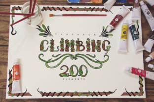 Climbing Font: Elevate Your Brand with Floral Script