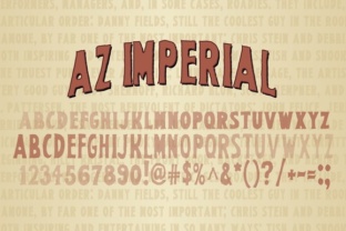 Designing Retro Labels with the AZ Imperial Typeface