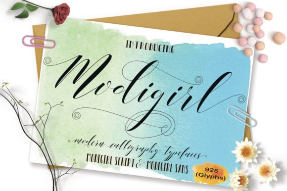 Designing with Modigirl Script for Elegant Brand Identities