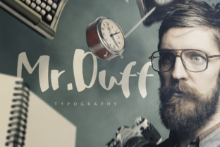 Elevate Editorial Design with the Mr. Duff Script Font