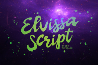 Elvissa: A Handmade Brush Script Font for Web Design