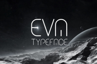 Eva Typeface: A Futuristic Sans Serif for Modern Makers