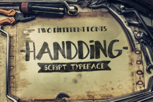 Handding Font: A Designer's Take on Bold Script Branding