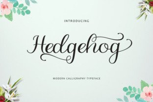 Hedgehog Script Font for Handmade Brands