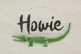 Howie: A Playful Brush Font for Editorial Design