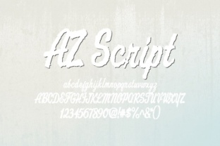 Mastering Vintage Aesthetics with the AZ Script Typeface