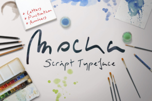 Mocka: A Smooth Hand-Painted Script Font for Branding