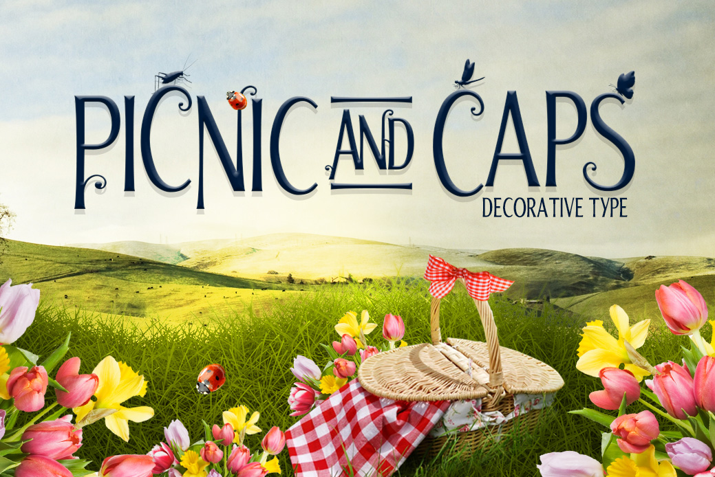 Picnic Caps: A Creative Sans Serif Font for Branding