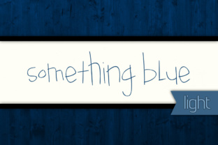 Something Blue Light: A Quirky Script Font for Web Headers