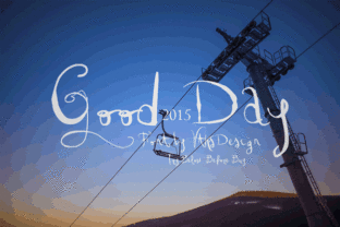 VTKS Good Day: The Playful Script Font for Scroll-Stopping Content